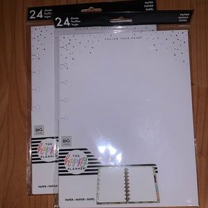 New The Happy Planner Follow Your Heart Fill Paper